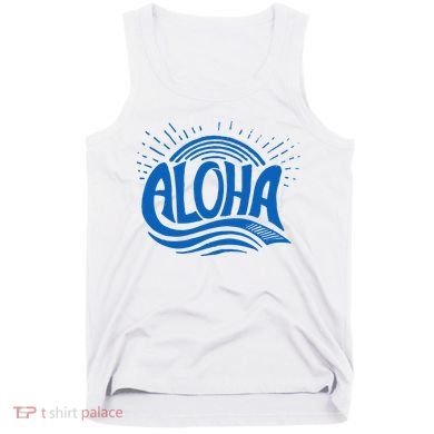 Aloha Tropical Surfer Tank Top