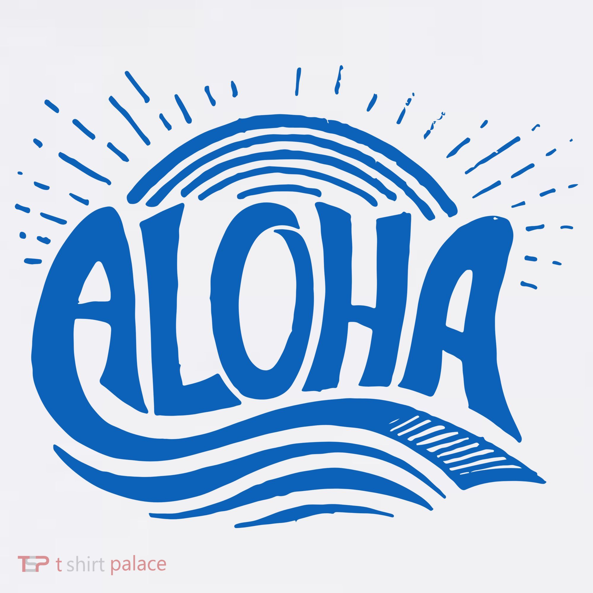 Aloha Tropical Surfer Golf Towel