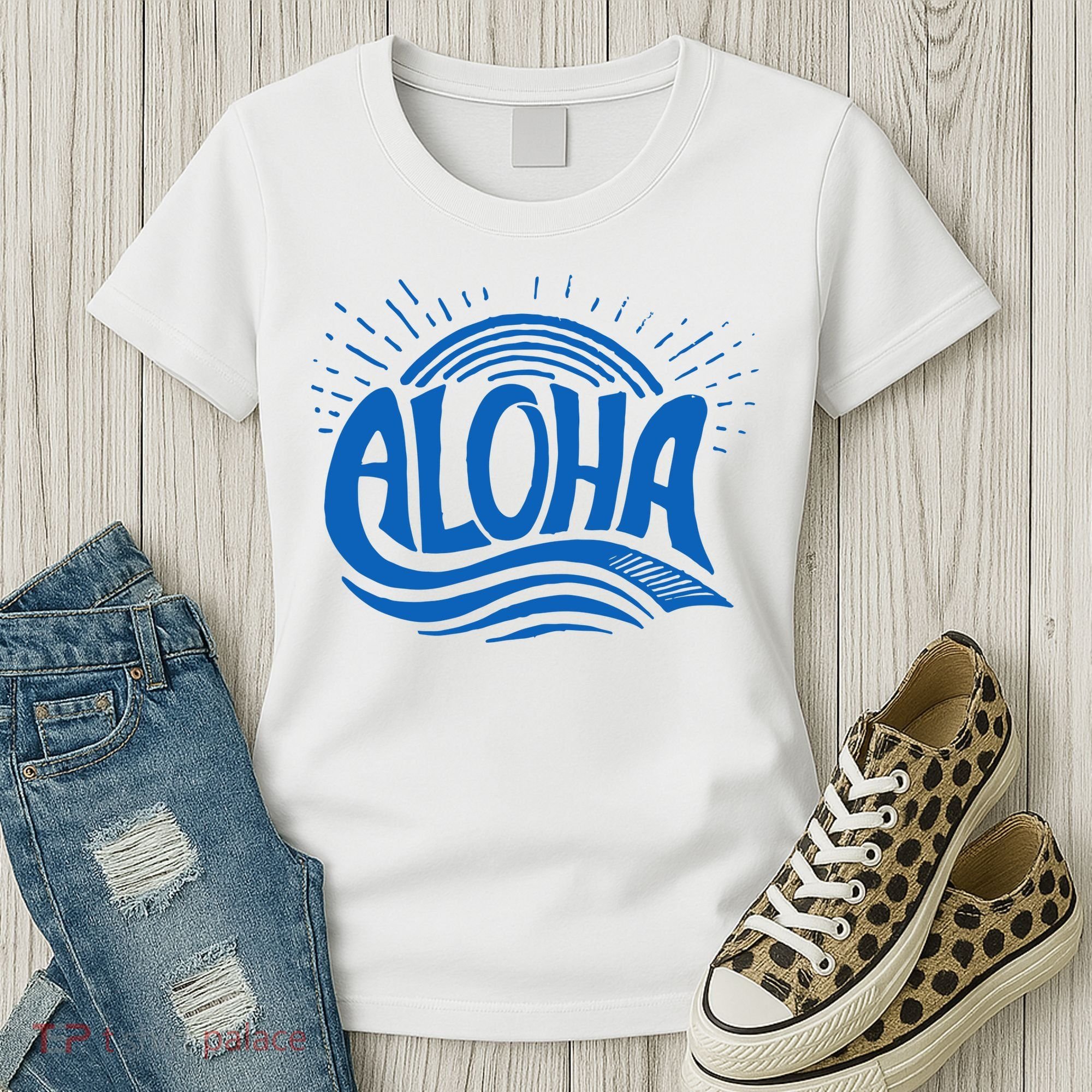 Aloha Tropical Surfer Women's T-Shirt