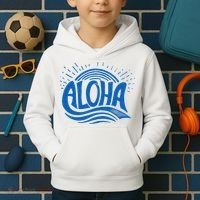Aloha Tropical Surfer Kids Hoodie thumb 2