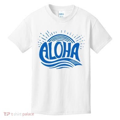 Aloha Tropical Surfer Kids T-Shirt