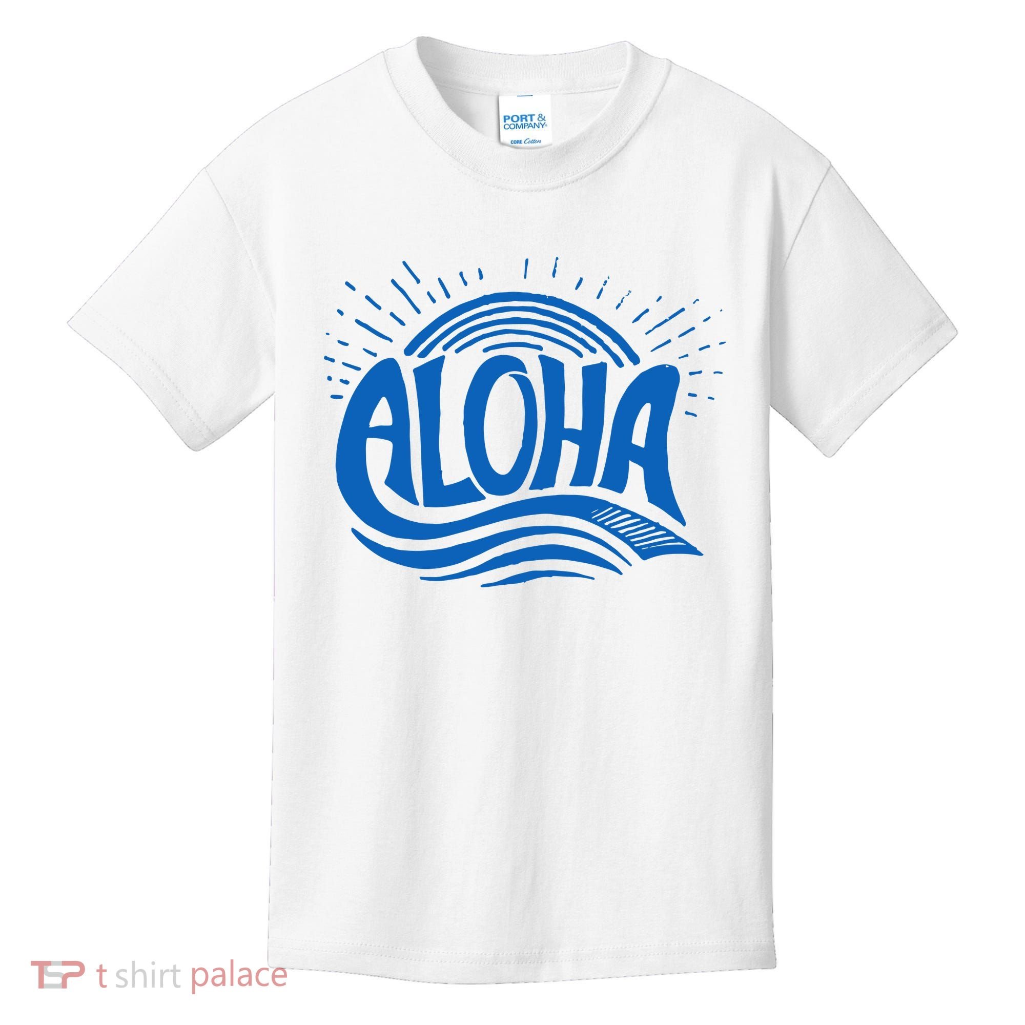 Aloha Tropical Surfer Kids T-Shirt