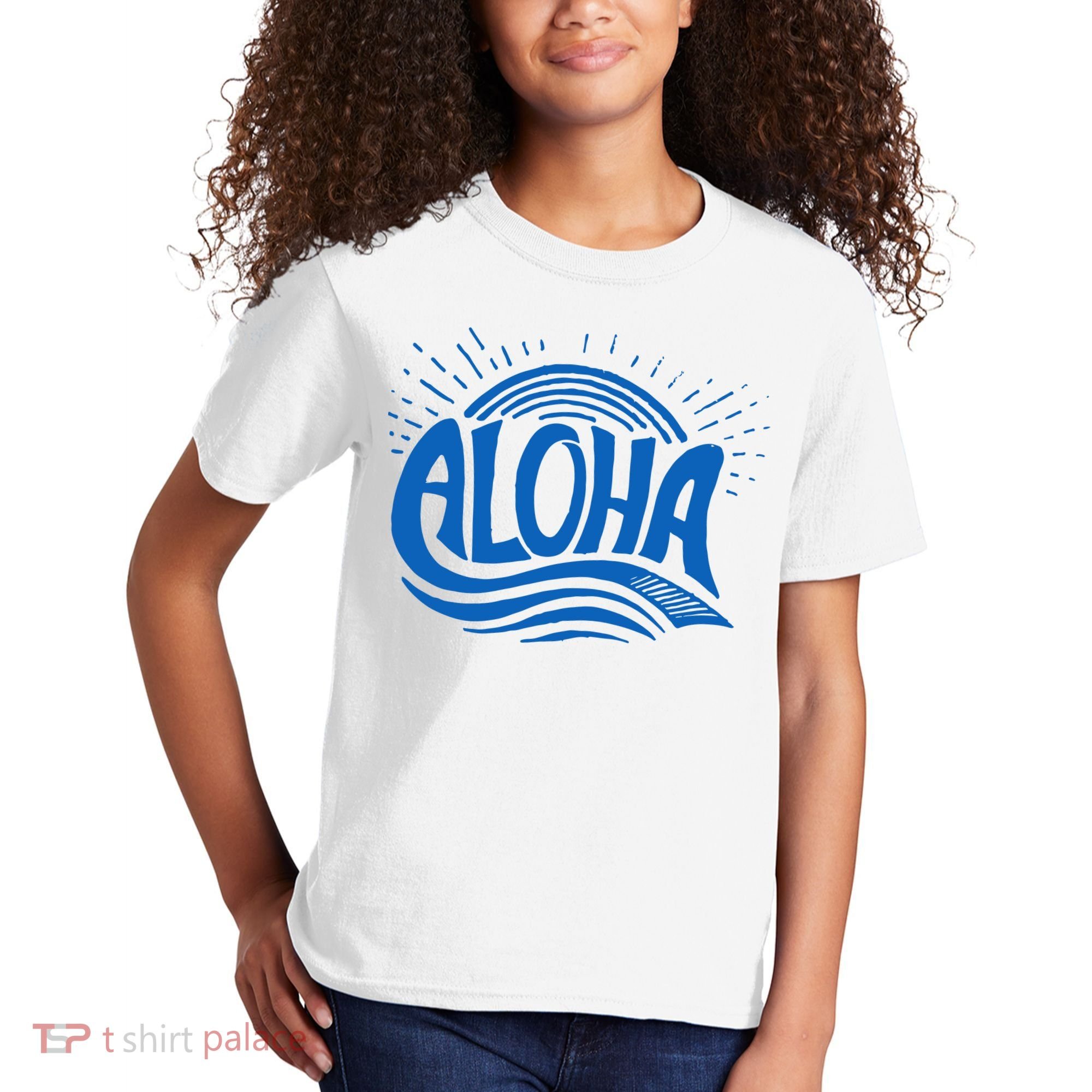 Aloha Tropical Surfer Kids T-Shirt