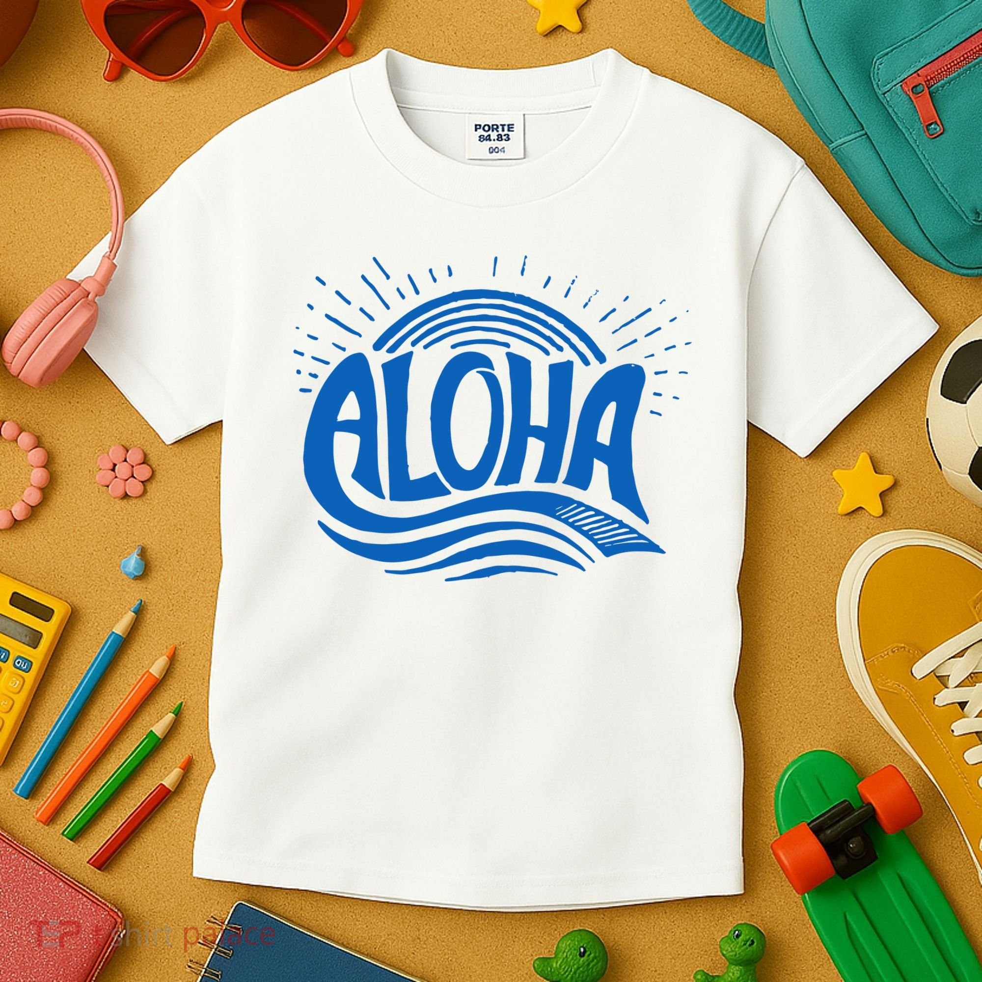 Aloha Tropical Surfer Kids T-Shirt