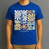 Anti Trump Subtle Not My President Flowers T-Shirt thumb 3