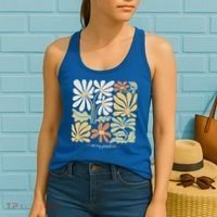 Anti Trump Subtle Not My President Flowers Women's Tank Top thumb 2