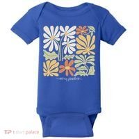 Anti Trump Subtle Not My President Flowers Baby Bodysuit thumb 0