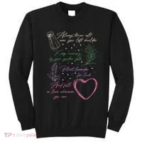 Always Throw Spilled Salt Practical Magic Inspirit Quote Sweatshirt thumb 0