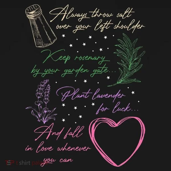 Always Throw Spilled Salt Practical Magic Inspirit Quote Button