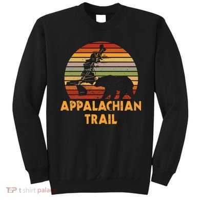 Appalachian Trail Symbol Word Cloud With US Staates Sweatshirt