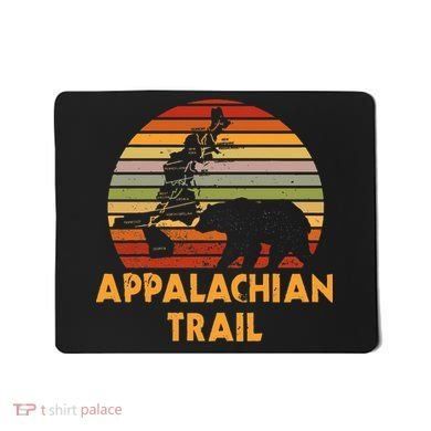 Appalachian Trail Symbol Word Cloud With US Staates Mousepad
