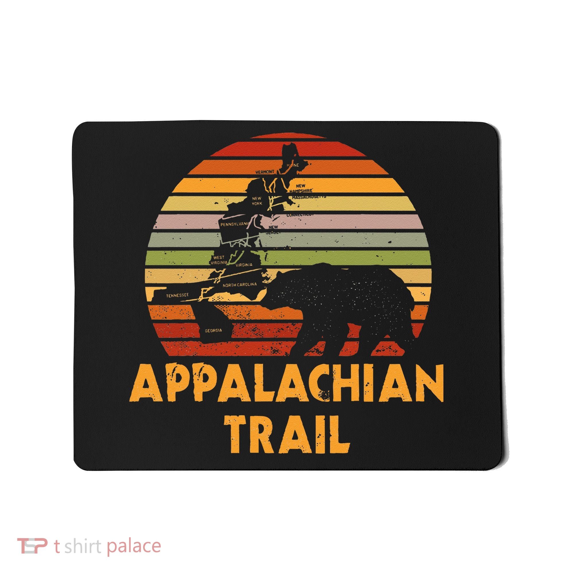 Appalachian Trail Symbol Word Cloud With US Staates Mousepad