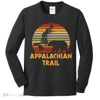 Appalachian Trail Symbol Word Cloud With US Staates Kids Long Sleeve Shirt thumb 0