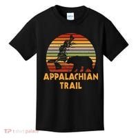 Appalachian Trail Symbol Word Cloud With US Staates Kids T-Shirt thumb 0