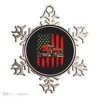 American Trucker Semi Truck Driver Trucking Ornament thumb 0