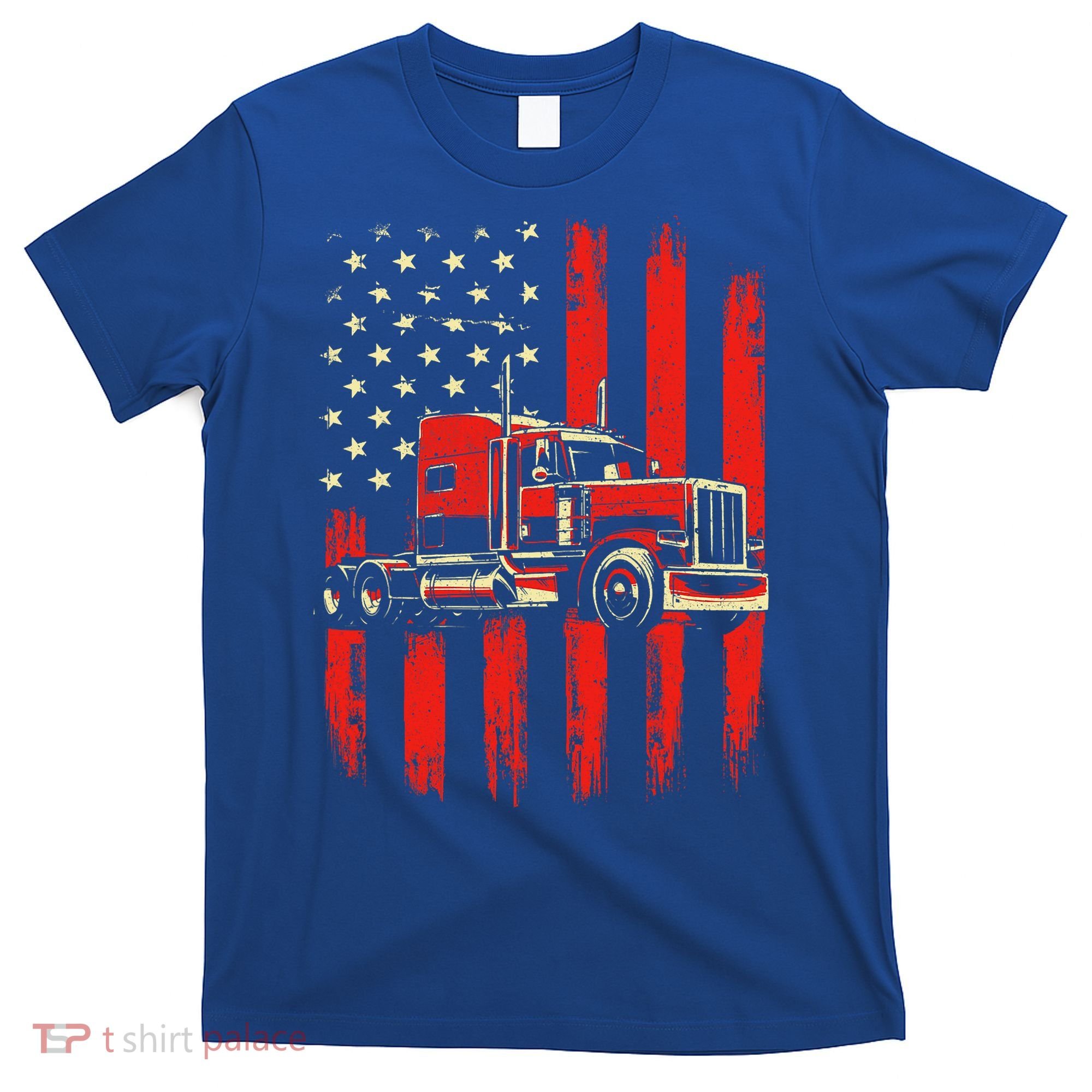 American Trucker Semi Truck Driver Trucking T-Shirt
