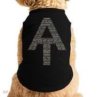 Appalachian Trail Symbol Word Cloud With Us Staates Doggie Tank thumb 0
