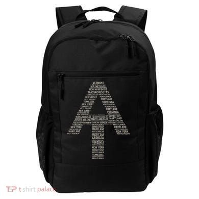 Appalachian Trail Symbol Word Cloud With Us Staates Backpack