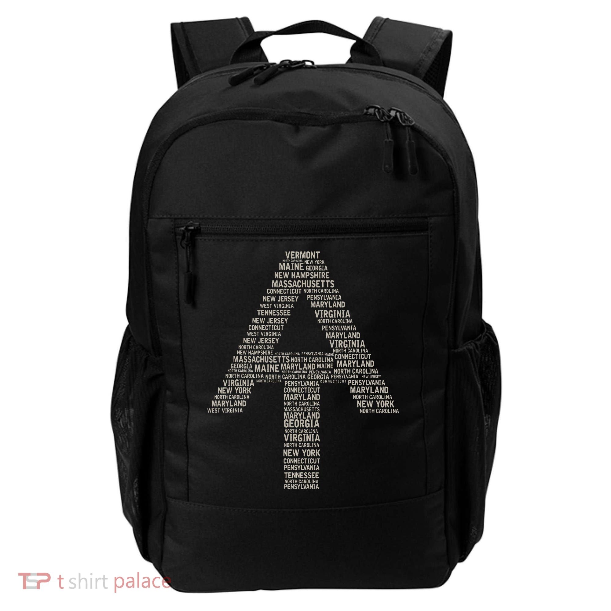 Appalachian Trail Symbol Word Cloud With Us Staates Backpack