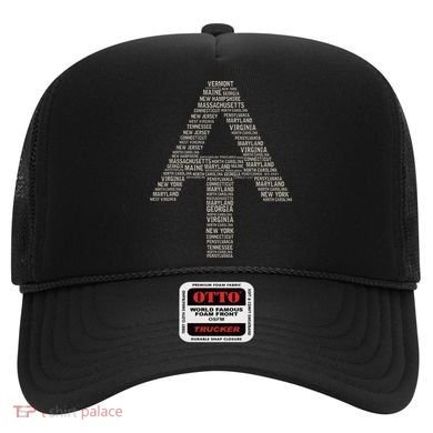 Appalachian Trail Symbol Word Cloud With Us Staates Hat