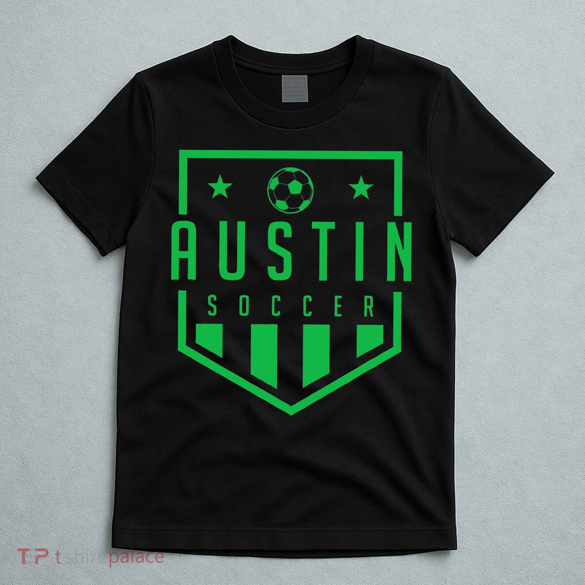 Austin Texas Soccer  Futbol Jersey Kit Badge Match T-Shirt