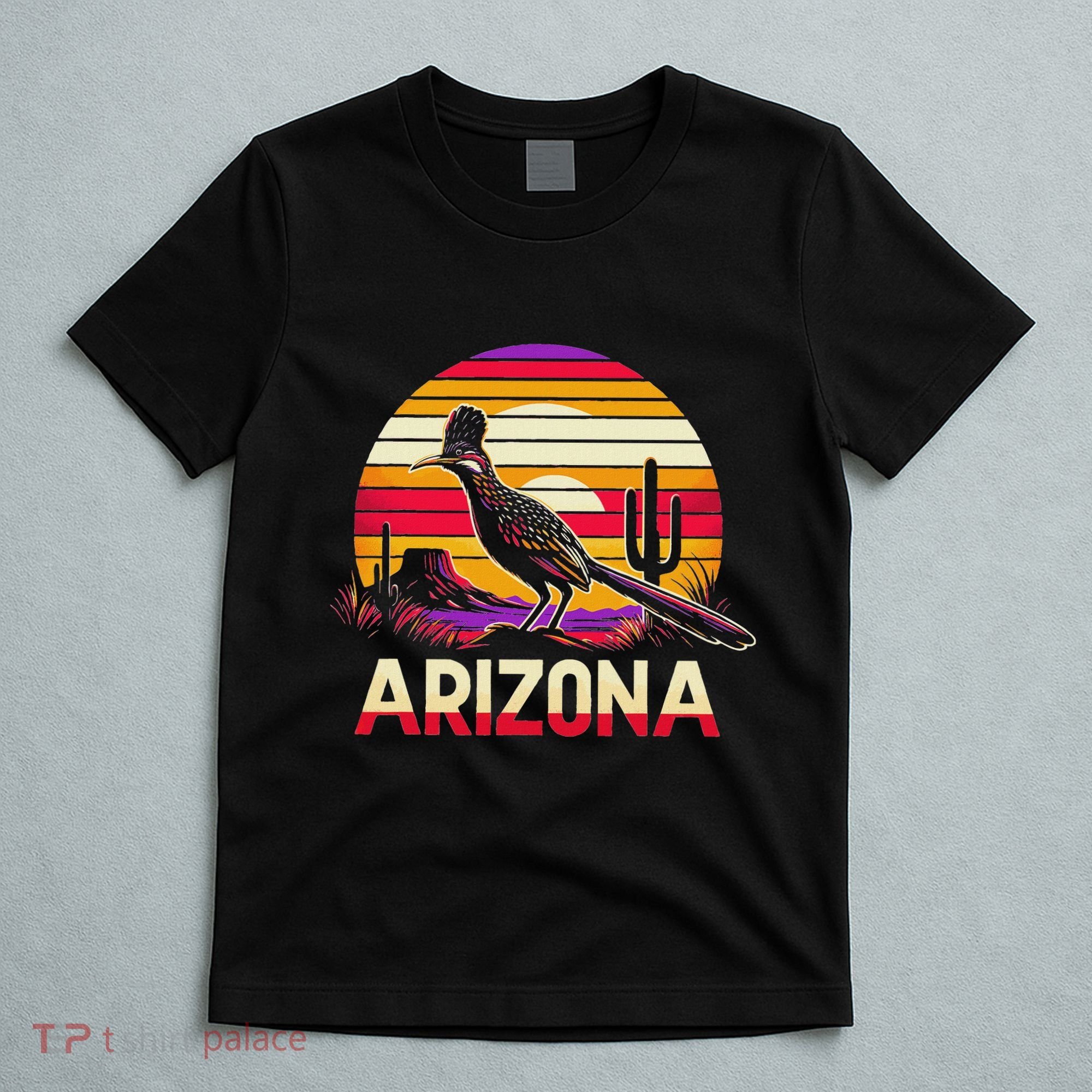 Arizona T State Of Arizona Cactus Arizona Roadrunner T-Shirt