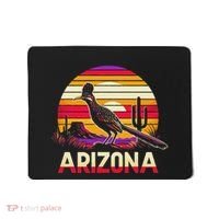 Arizona T State Of Arizona Cactus Arizona Roadrunner Mousepad thumb 0