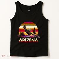 Arizona T State Of Arizona Cactus Arizona Roadrunner Tank Top thumb 2