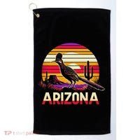 Arizona T State Of Arizona Cactus Arizona Roadrunner Golf Towel thumb 0