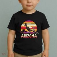 Arizona T State Of Arizona Cactus Arizona Roadrunner Toddler T-Shirt thumb 2