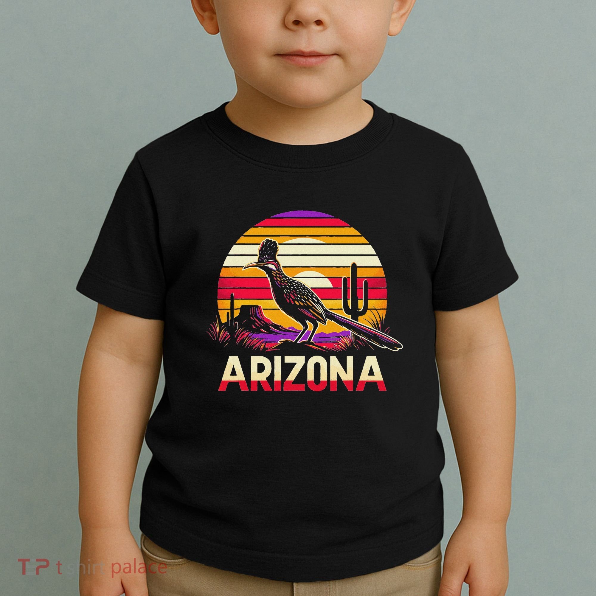 Arizona T State Of Arizona Cactus Arizona Roadrunner Toddler T-Shirt