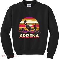 Arizona T State Of Arizona Cactus Arizona Roadrunner Kids Sweatshirt thumb 0