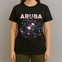 Aruba Travel Summer Vacation Aruban Turtle Tropical Island T-Shirt thumb 4