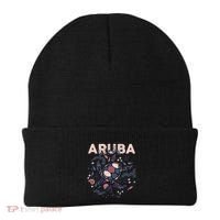 Aruba Travel Summer Vacation Aruban Turtle Tropical Island Beanie thumb 0