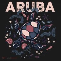 Aruba Travel Summer Vacation Aruban Turtle Tropical Island Mousepad thumb 1