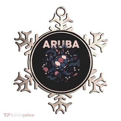 Aruba Travel Summer Vacation Aruban Turtle Tropical Island Ornament