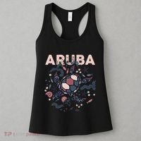 Aruba Travel Summer Vacation Aruban Turtle Tropical Island Women's Tank Top thumb 3