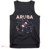 Aruba Travel Summer Vacation Aruban Turtle Tropical Island Tank Top thumb 0