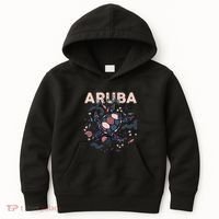 Aruba Travel Summer Vacation Aruban Turtle Tropical Island Kids Hoodie thumb 0