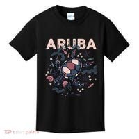 Aruba Travel Summer Vacation Aruban Turtle Tropical Island Kids T-Shirt thumb 0