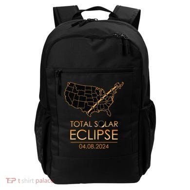 America Total Solar Eclipse April 8 2024 Usa Map Totality Backpack