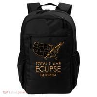 America Total Solar Eclipse April 8 2024 Usa Map Totality Backpack thumb 0