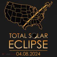 America Total Solar Eclipse April 8 2024 Usa Map Totality Polo thumb 3