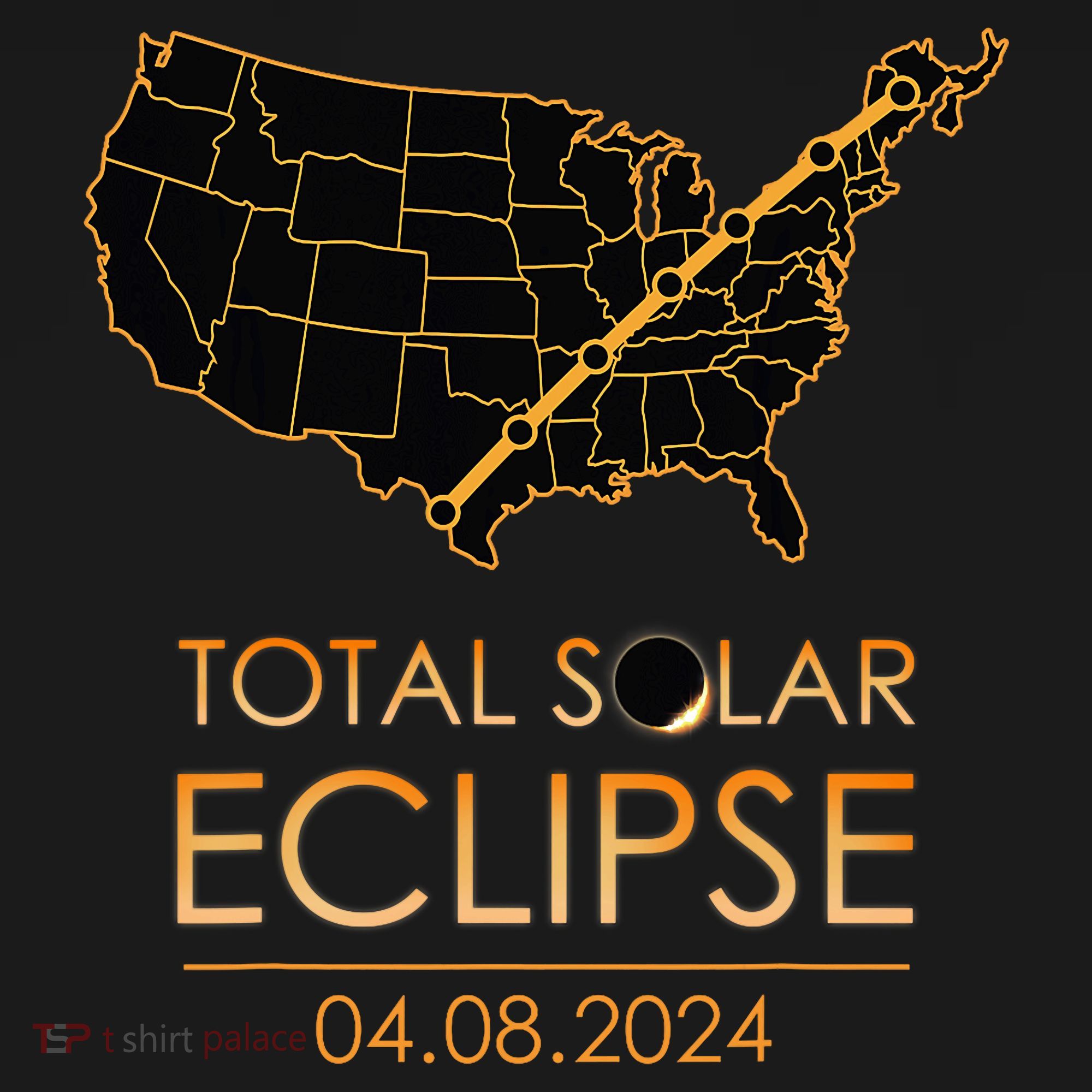 America Total Solar Eclipse April 8 2024 Usa Map Totality Polo