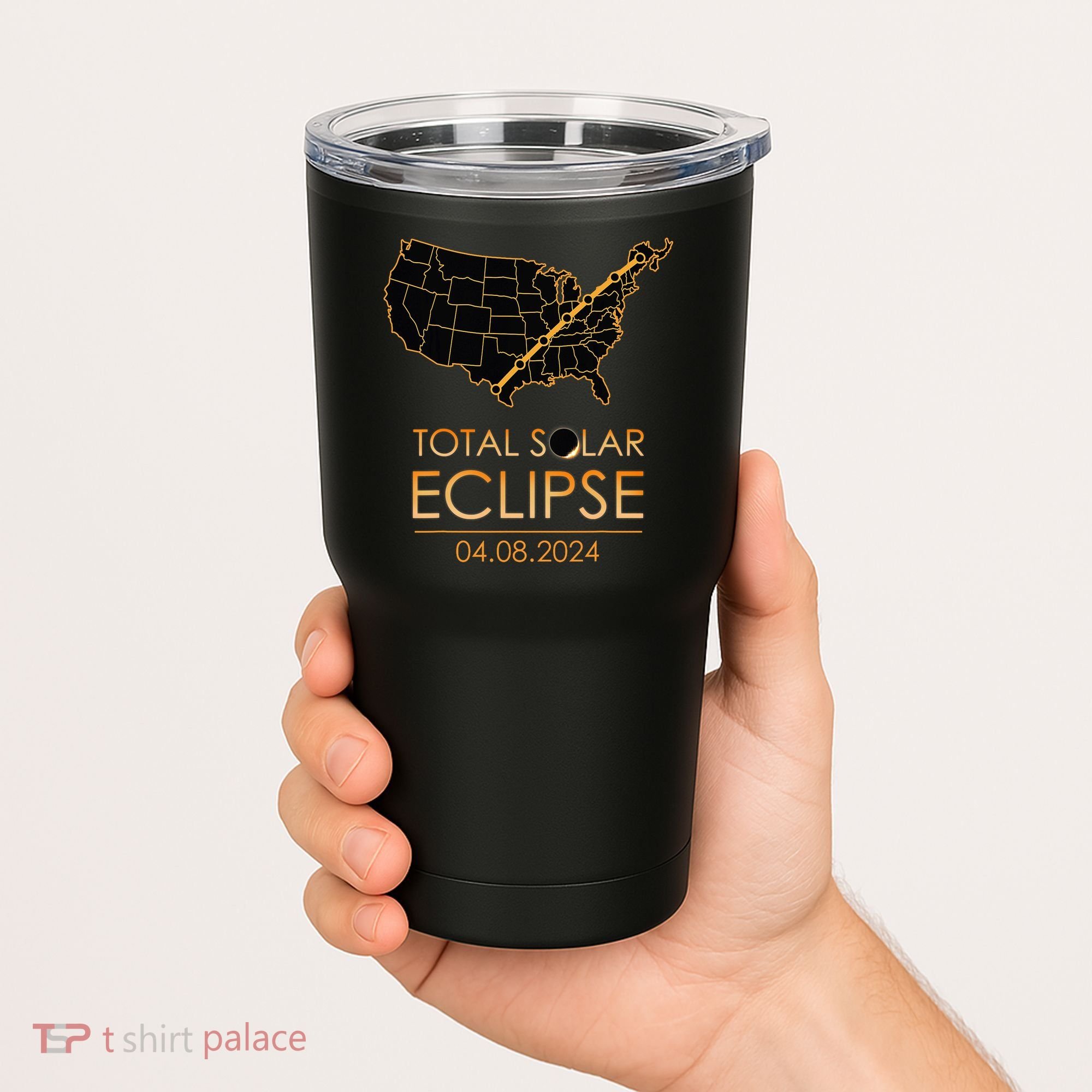 America Total Solar Eclipse April 8 2024 Usa Map Totality Tumbler