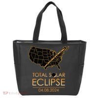America Total Solar Eclipse April 8 2024 Usa Map Totality Tote Bag thumb 0