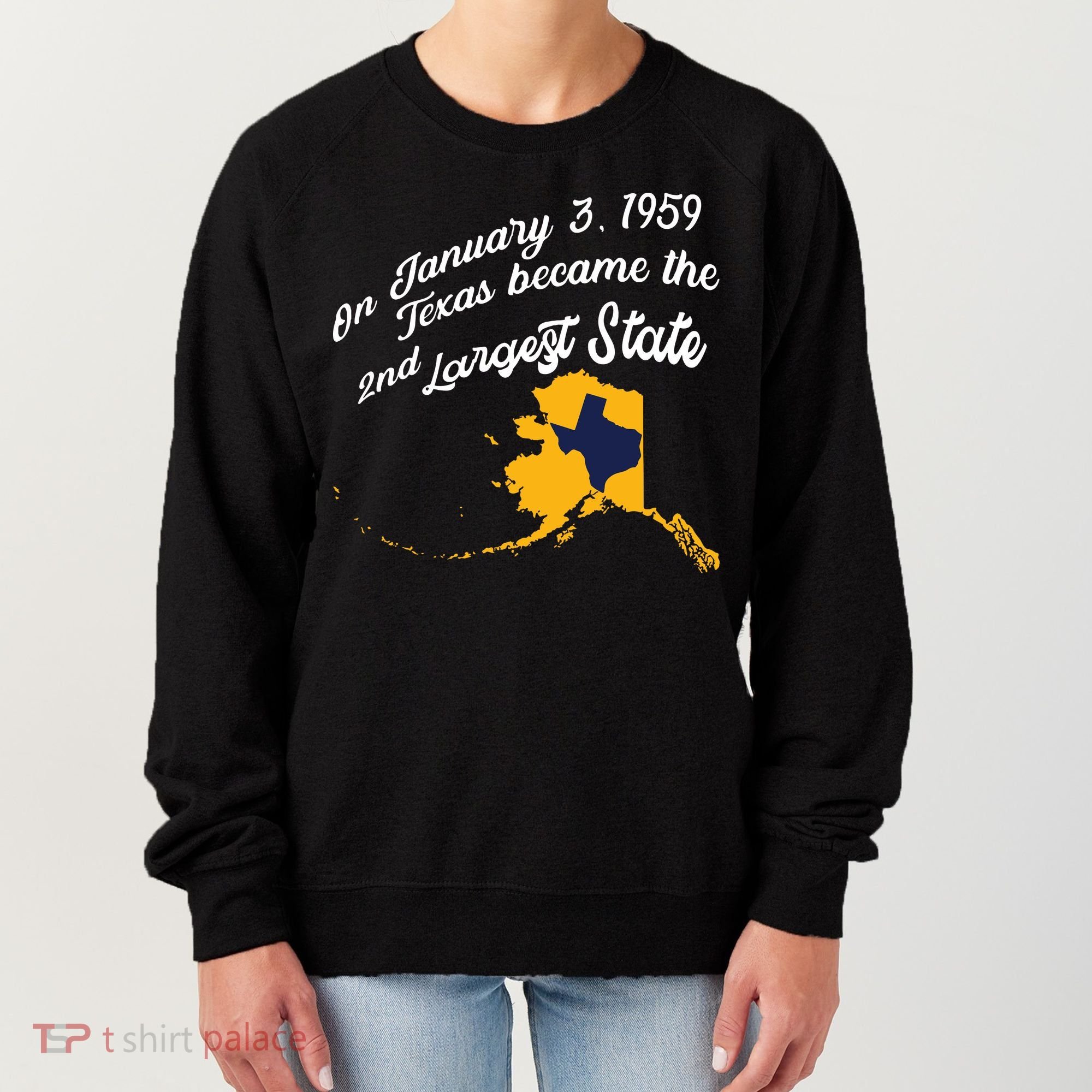 Alaska Texas Shirts Funny Alaska Vs Texas Women's Sweatshirt