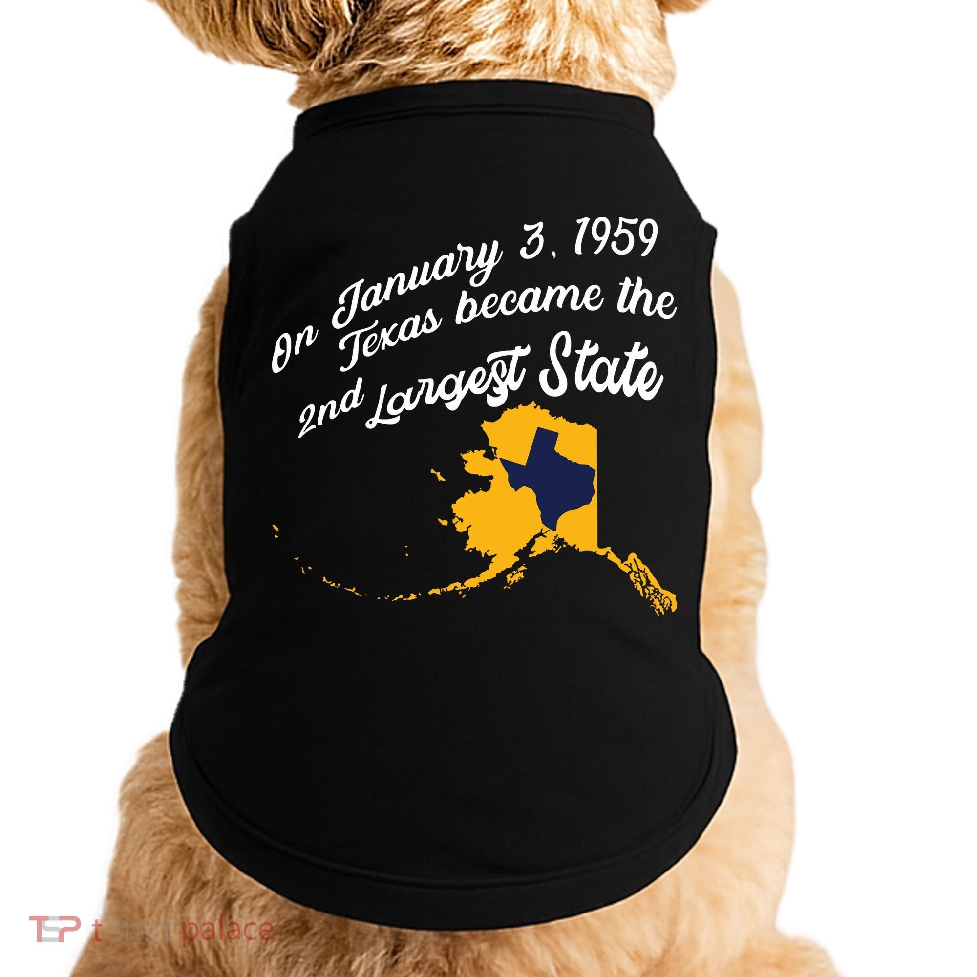 Alaska Texas Shirts Funny Alaska Vs Texas Doggie Tank