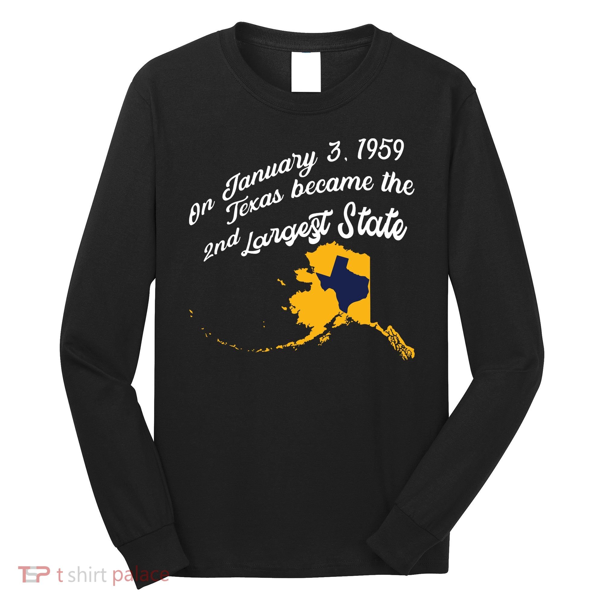 Alaska Texas Shirts Funny Alaska Vs Texas Long Sleeve Shirt