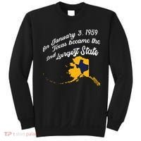 Alaska Texas Shirts Funny Alaska Vs Texas Sweatshirt thumb 0
